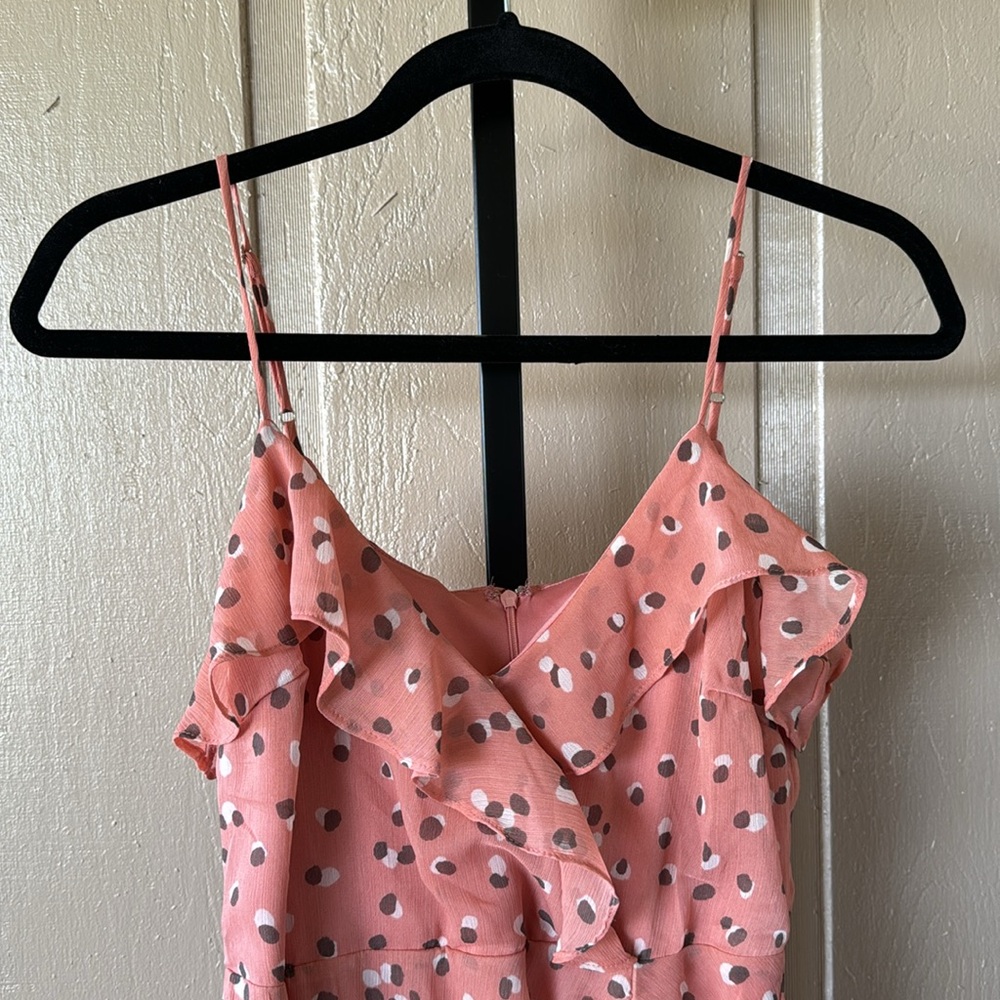 NWOT All In Favor Callie Ruffle Minidress - Picture 6 of 6